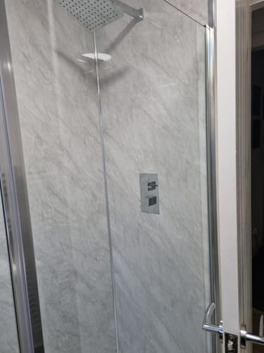 Customer photo review of ShowerWorX Twin Thermostatic Concealed Valve & Square Head