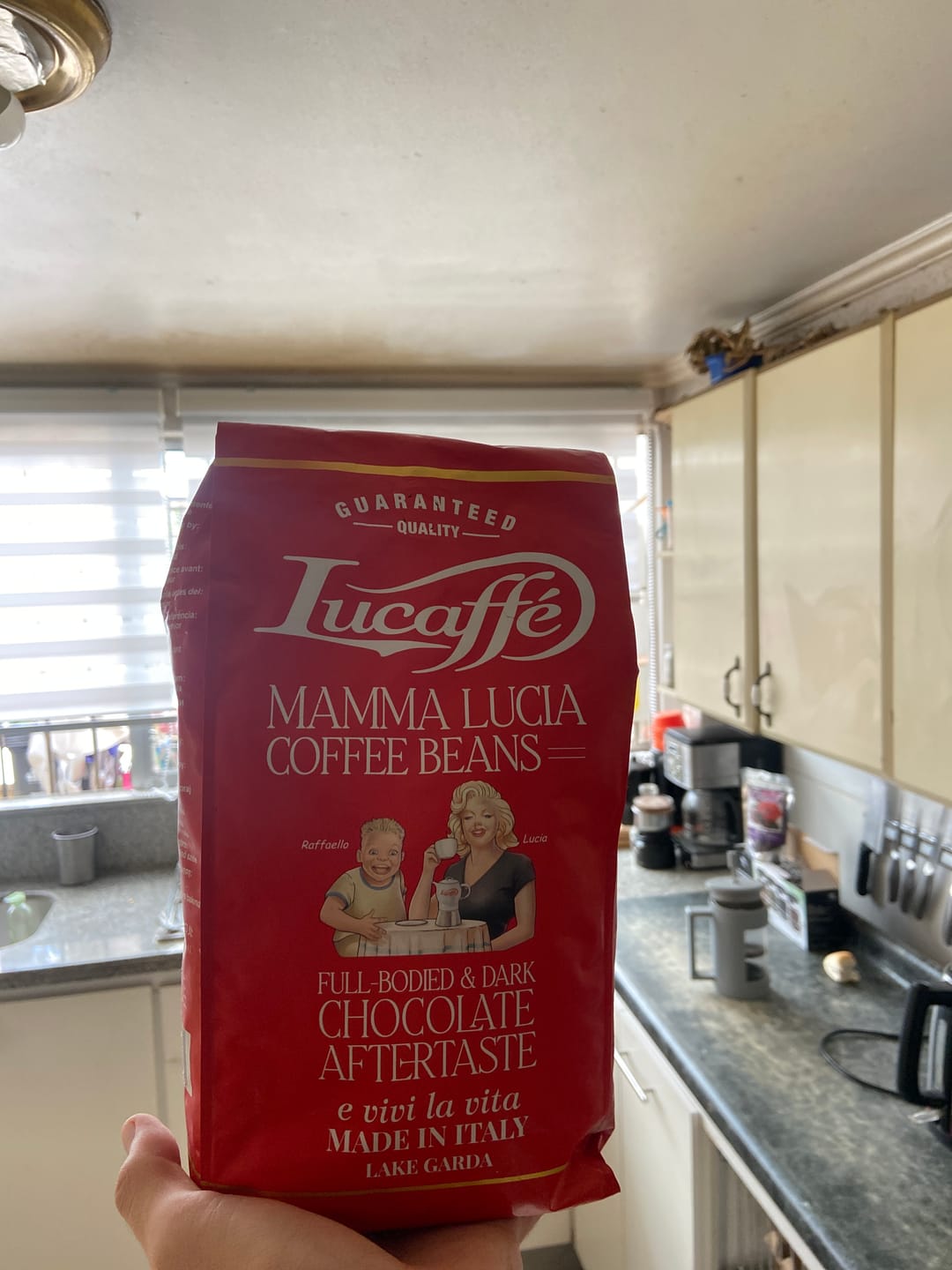 Customer photo review of Lucaffe Mamma Lucia 1 kg Grano Entero