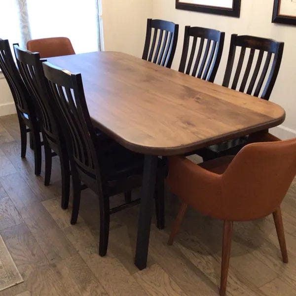 Customer photo review of Toledo Wooden Dining Table | Walnut Mid Century Design