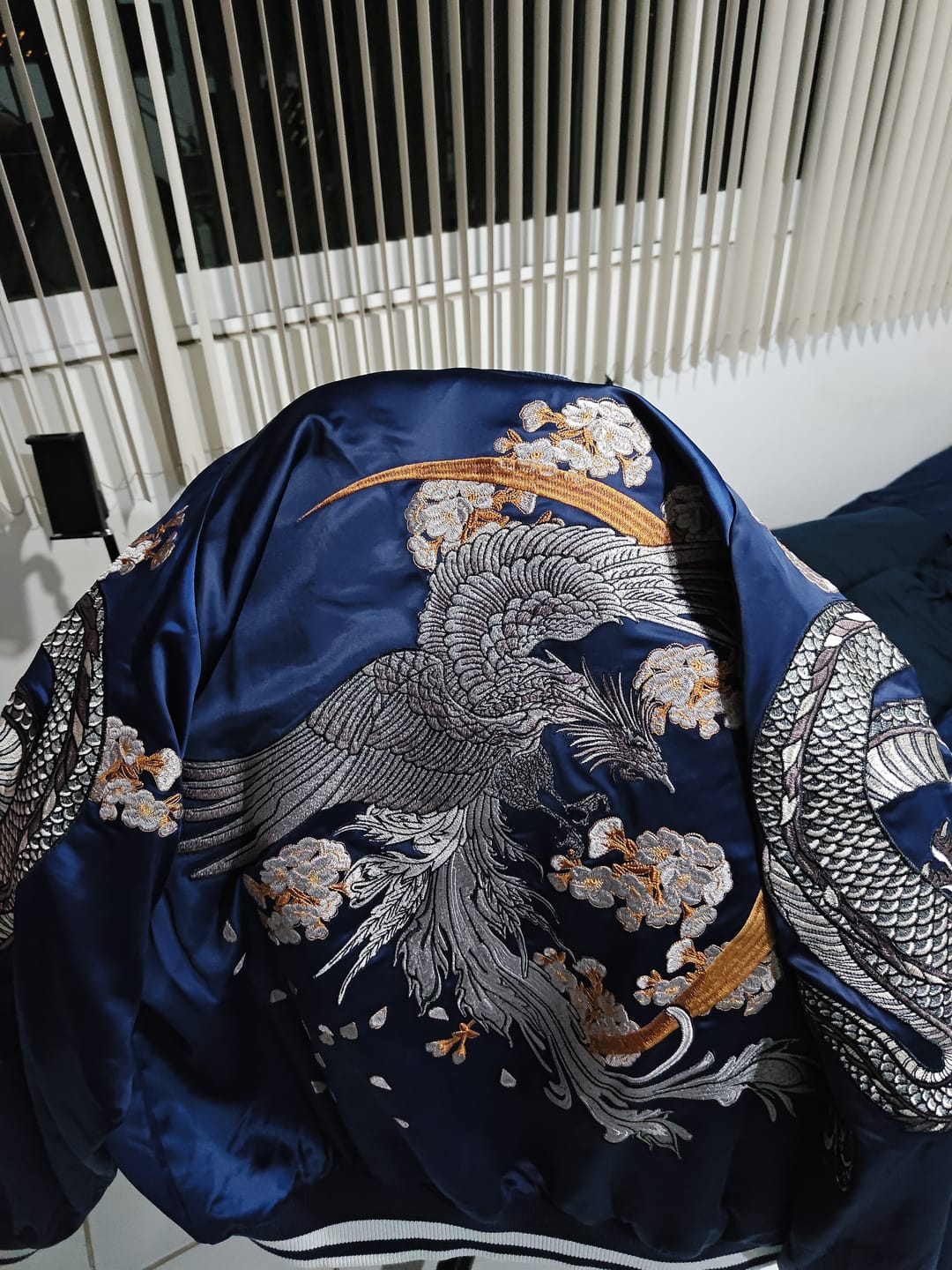 Customer photo review of Double Dragon & Phoenix Sukajan Souvenir Jacket