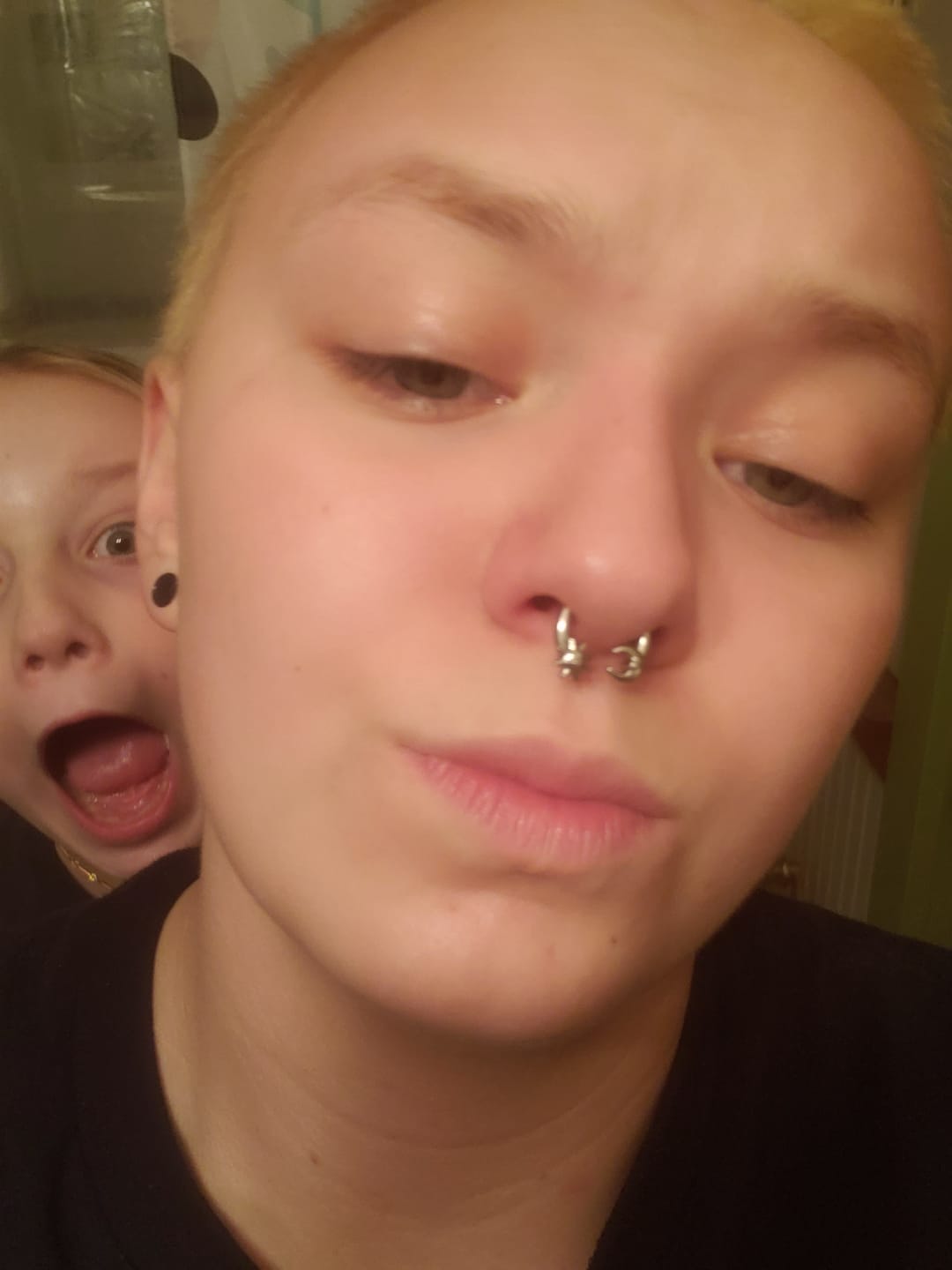 Customer photo review of SUNNY & LUNA REAL SEPTUM
