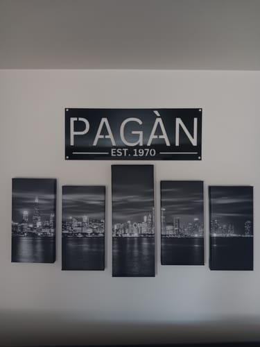 Customer photo review of Custom Metal Sign - Metal Wall Art