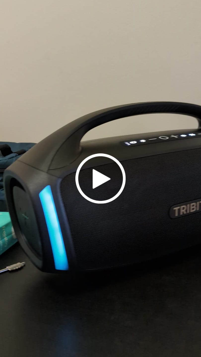 Customer video review of TRIBIT StormBox Blast 2 Portable Bluetooth Speaker