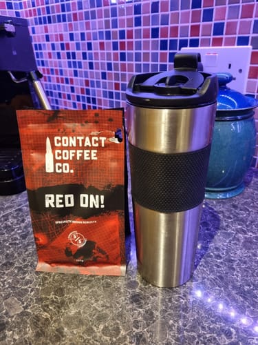 Customer photo review of Red On! High-Caffeine Coffee