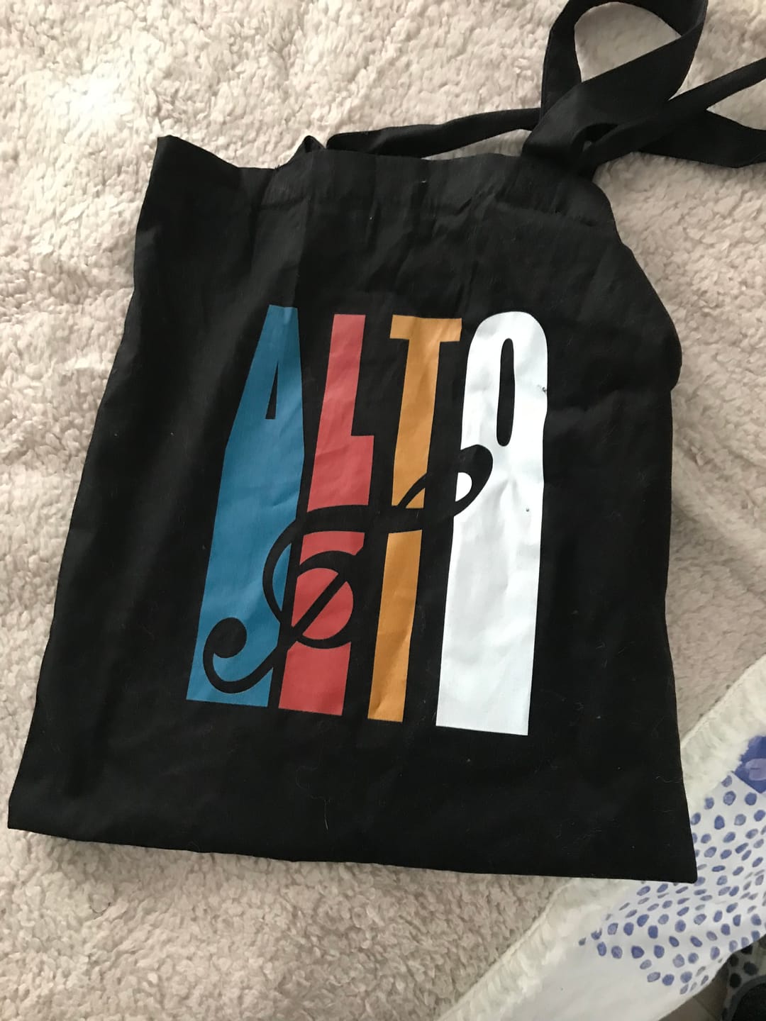 Customer photo review of Alto Design Rétro – Sac à musique