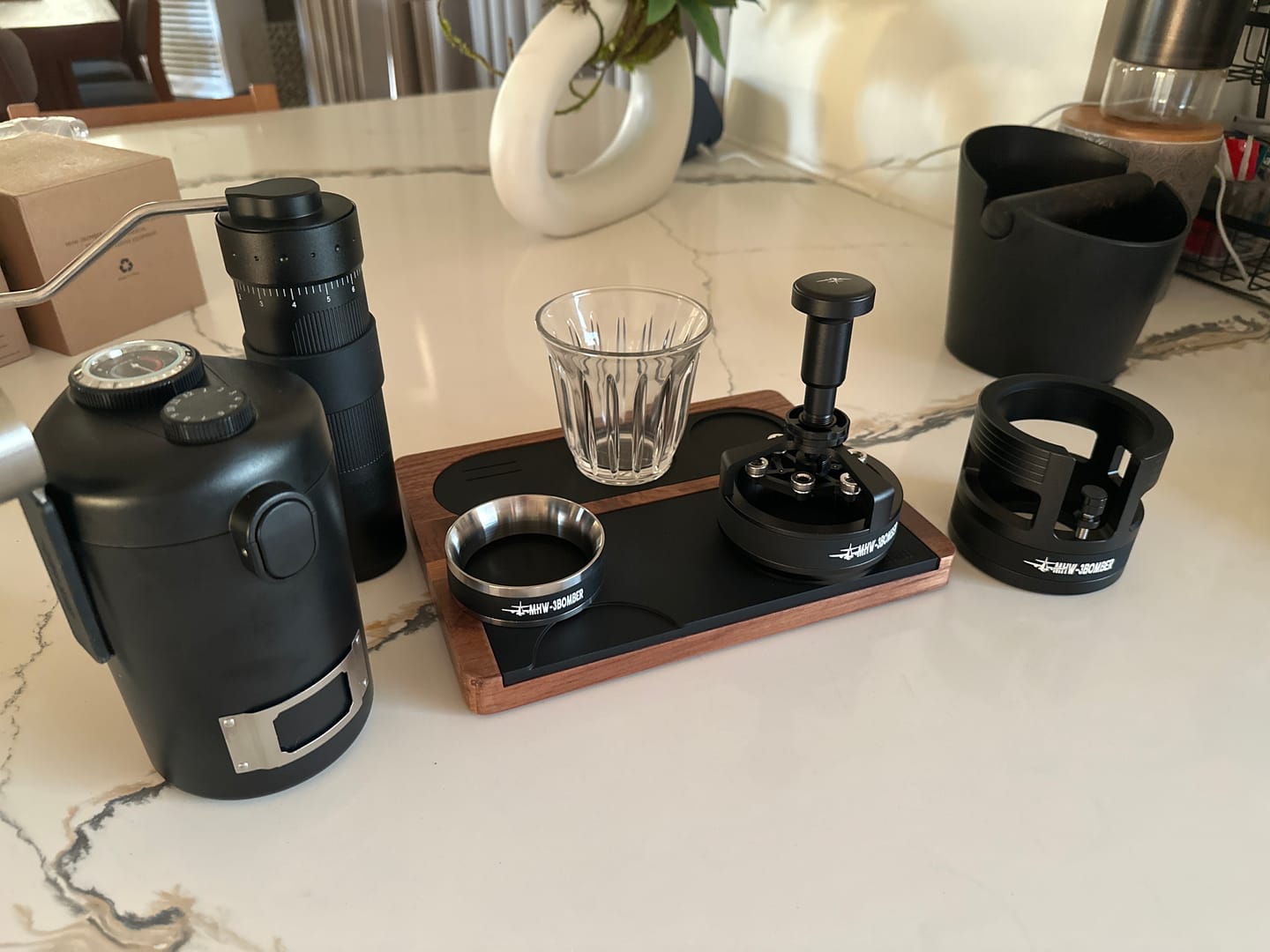 Customer photo review of MHW-3BOMBER Blade R3 Manual Coffee Grinder