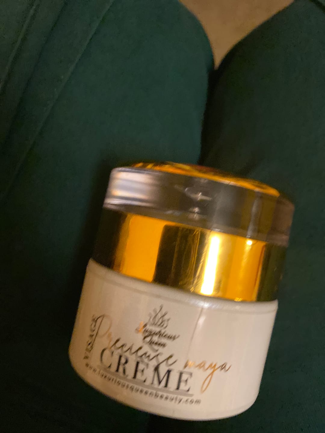 Customer photo review of Crème visage PRECIEUSE MAYA