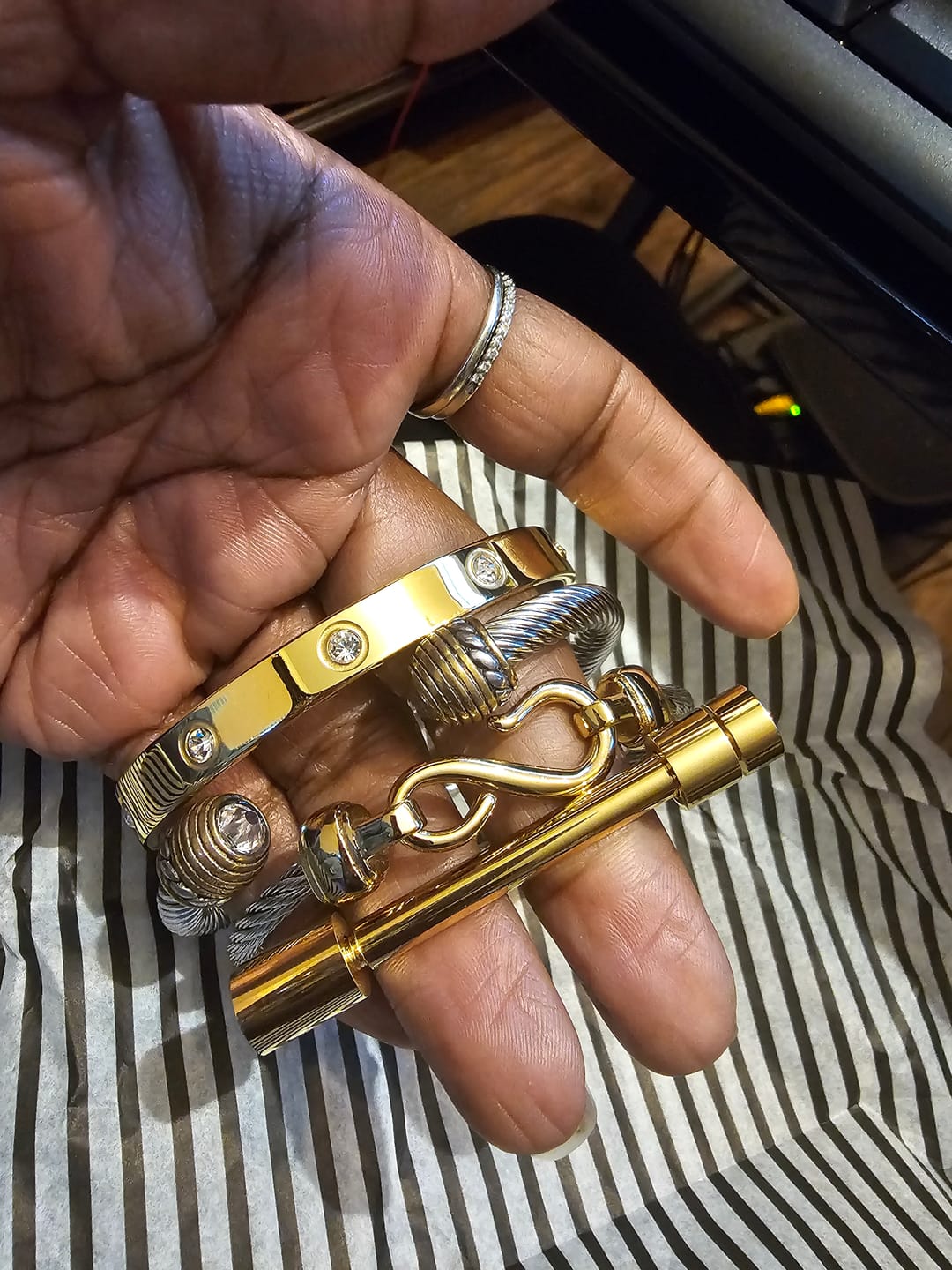 Customer photo review of Joanna Bracelet Stack