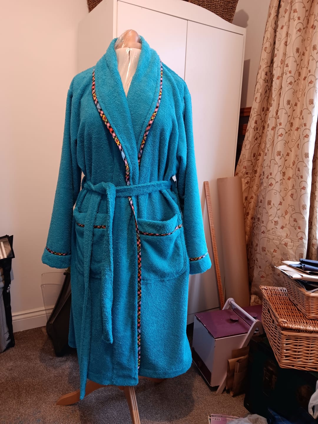 Customer photo review of Cotton Towelling Fabric