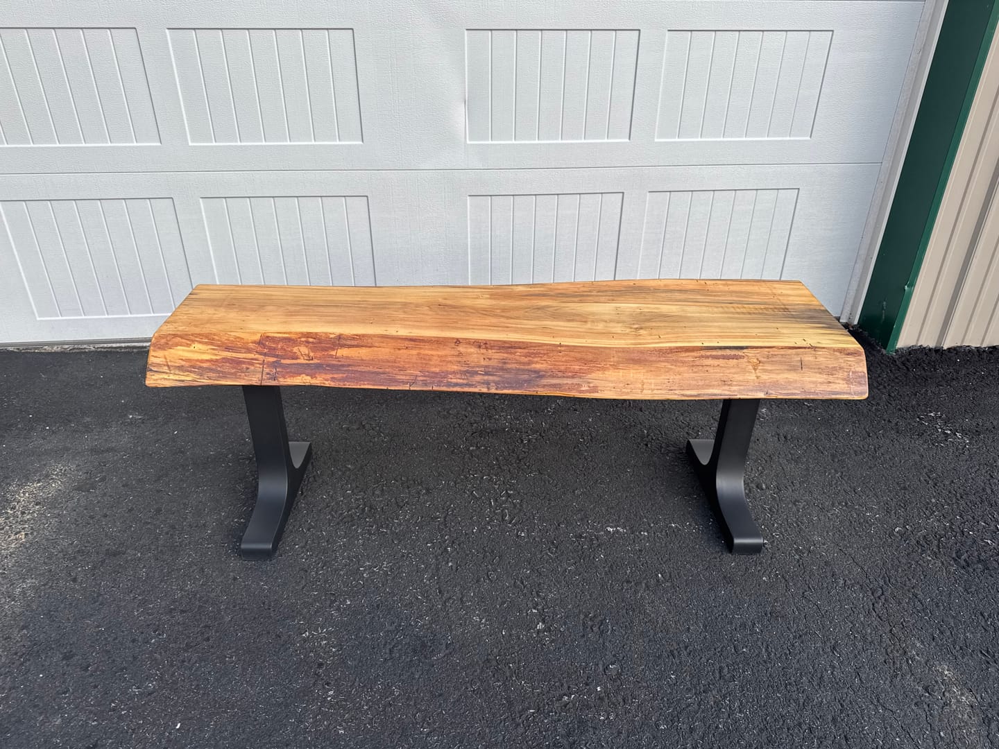 Customer photo review of Bench Legs 102 Wineglass 16H Metal Outdoor Furniture