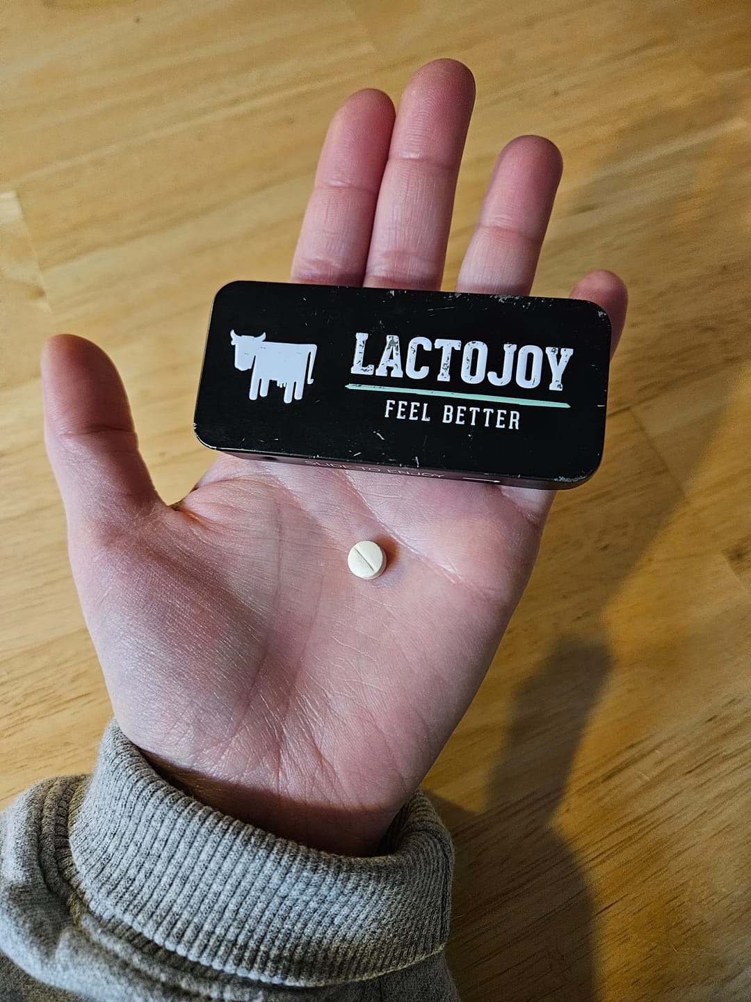 Customer photo review of LactoJoy Lactase Pills - 14.500 FCC - 80 pcs