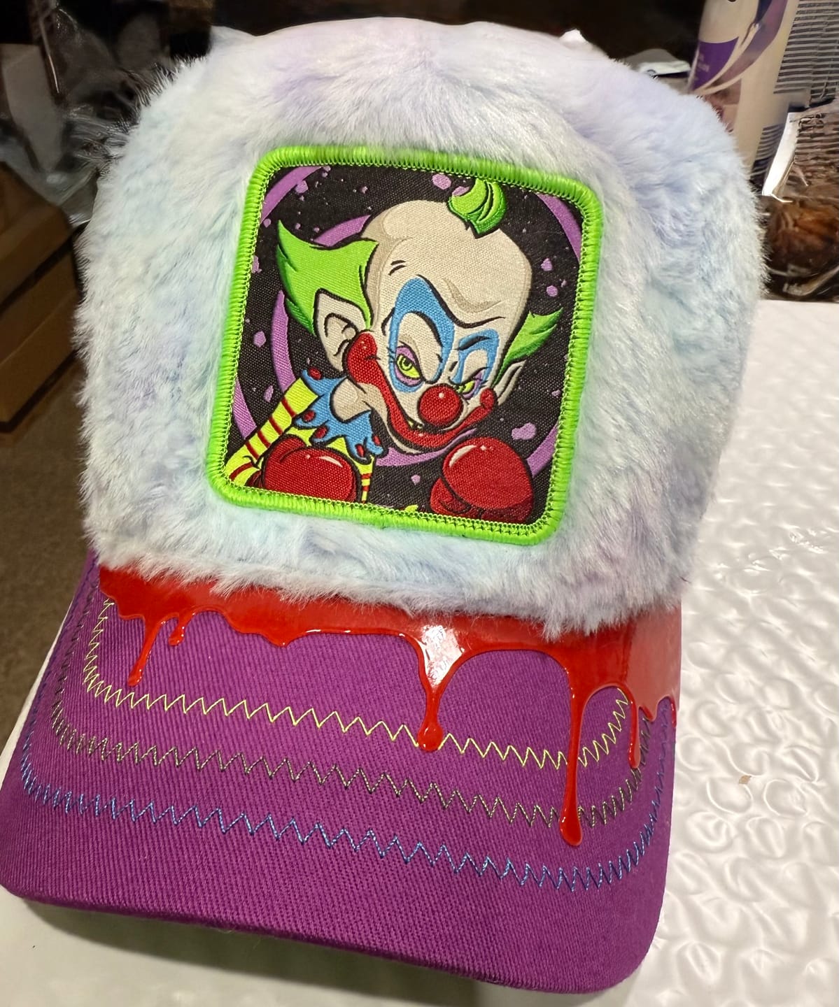 Customer photo review of OVERLORD X Killer Klowns: Shortie Trucker Cap