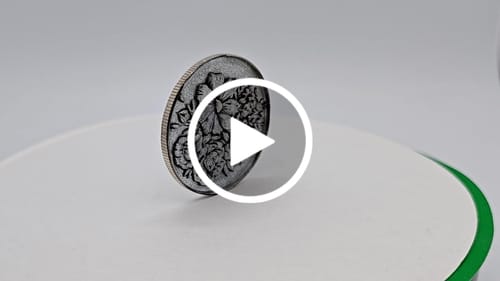 Customer video review of Cloudray GM-100 LiteMarker 100W Fiber Laser Marking Engraver with 4.3” X 4.3” Scan Area