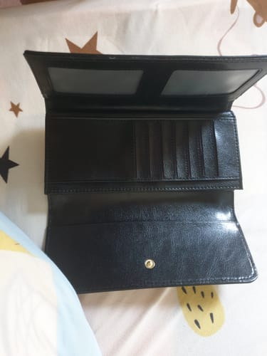 Customer photo review of Space Pattern Women's Trifold Wallet