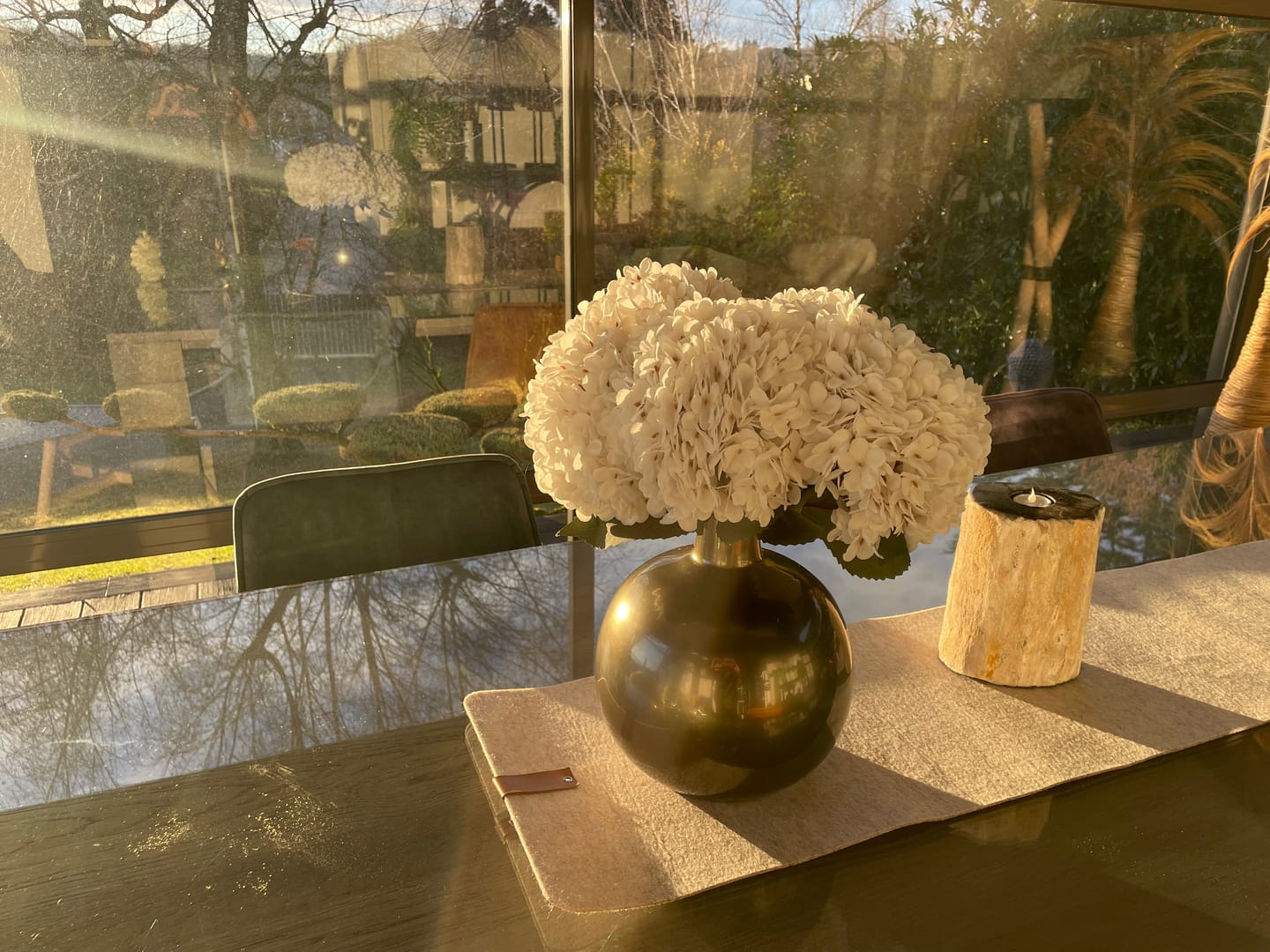 Customer photo review of Grande Hortensia (5 tiges) - Blanc