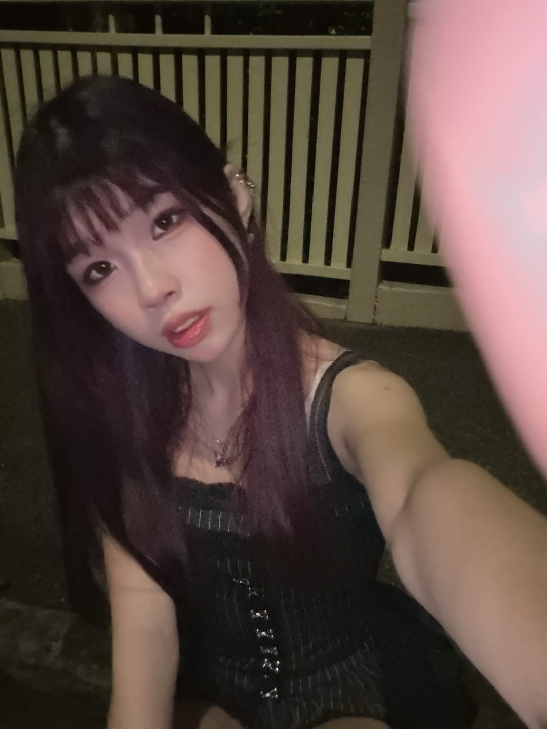 Customer photo review of Grunge Doll Stripes Flared Romper Dress 2.0
