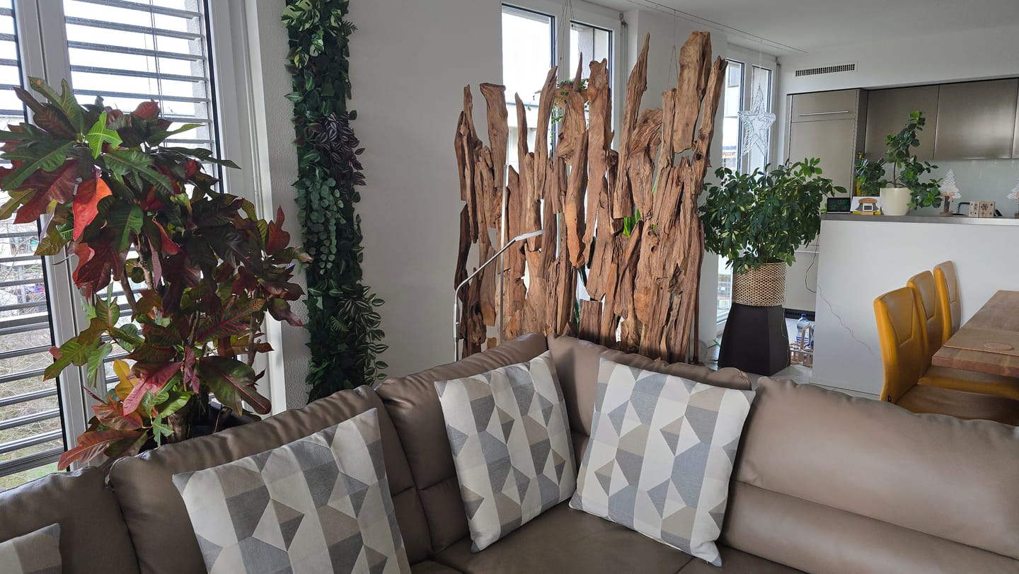 Customer photo review of BELMIRO Design Holz Raumteiler  Breite 130 cm