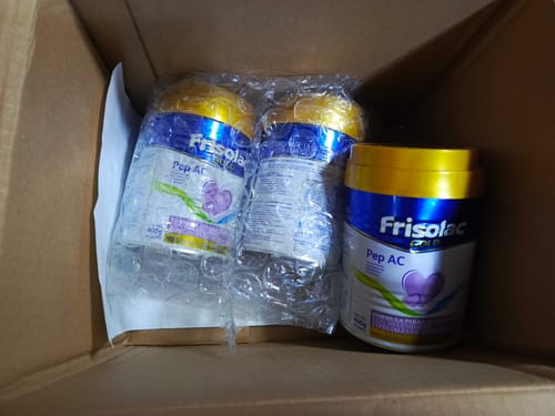 Customer photo review of Frisolac Gold Pep A C (0 A 12 Meses) Pack Con 800 Gr