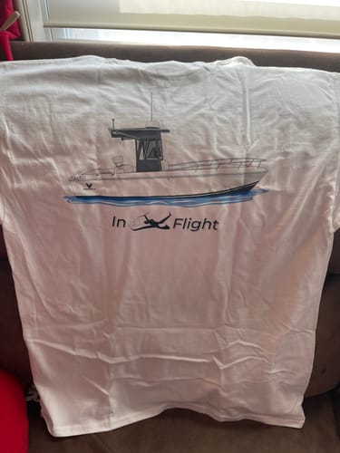 Customer photo review of Custom Digital Boat Artwork