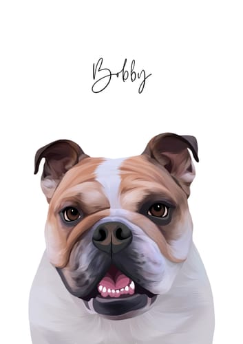 Customer photo review of Detailed Pet Portrait