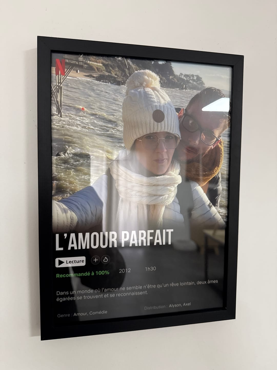 Customer photo review of Notre Propre Film - Affiche personnalisée