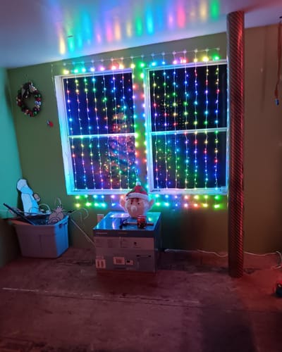 Customer photo review of LitLamp™ Dynamic Curtain Lights