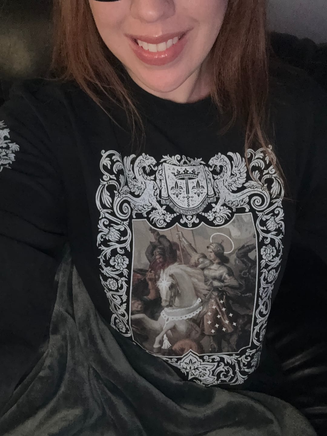 Customer photo review of Resistance Heavy Faded Long Sleeve Tee