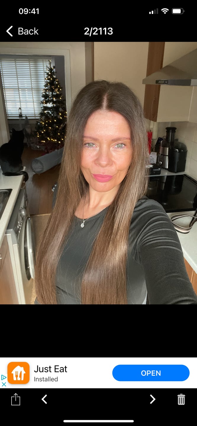 Customer photo review of Easilocks Rose Gold Heat Protector Oil 100ML