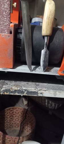 Customer photo review of 1 X 30 Inch Knife Makers Sanding Belts Assortment