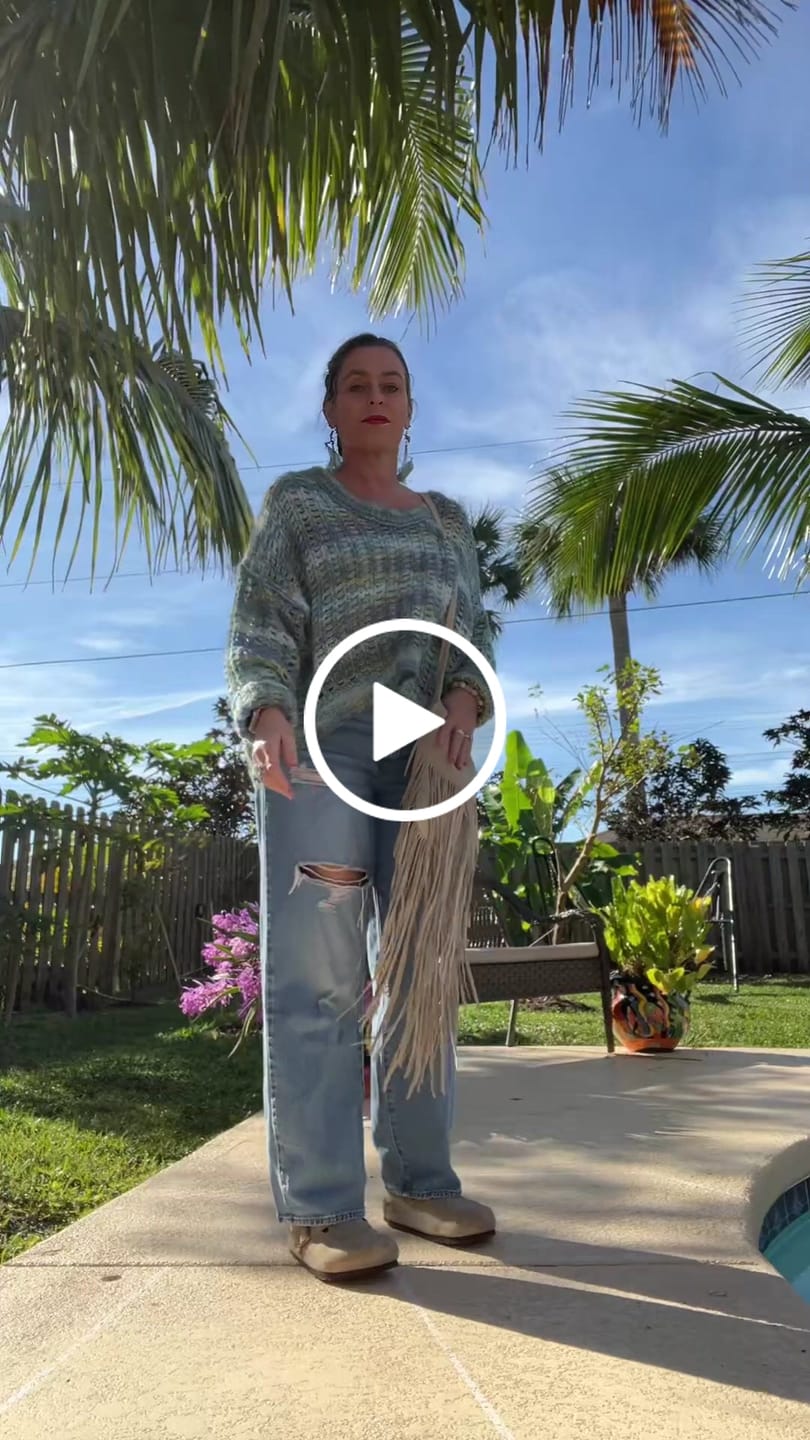 Customer video review of Fringe Leather Shoulder Bag