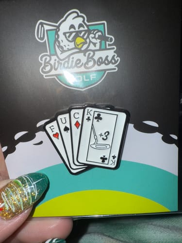 Customer photo review of F*ck 3 Putts - Ball Marker