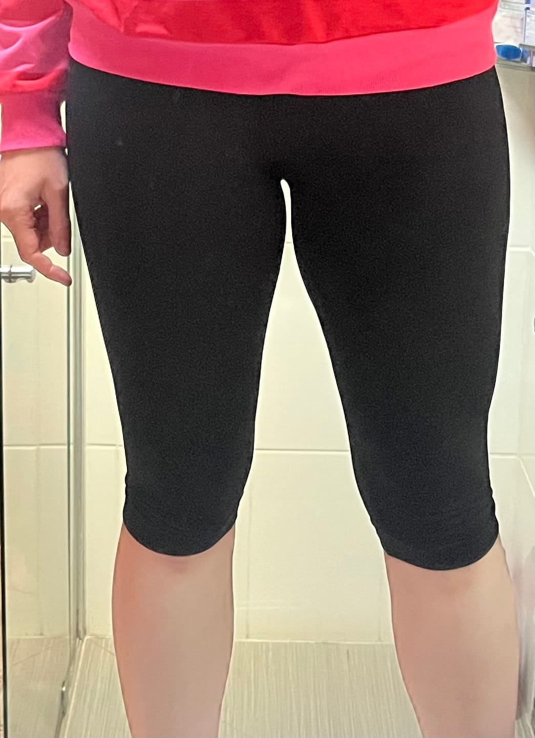 Customer photo review of Better Than Naked Cropped Black Leggings