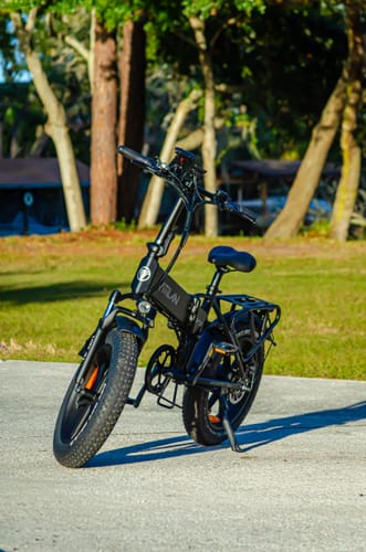 Customer photo review of V3 2.0 Folding Fat Tires Adult All Terrain Electric Bike