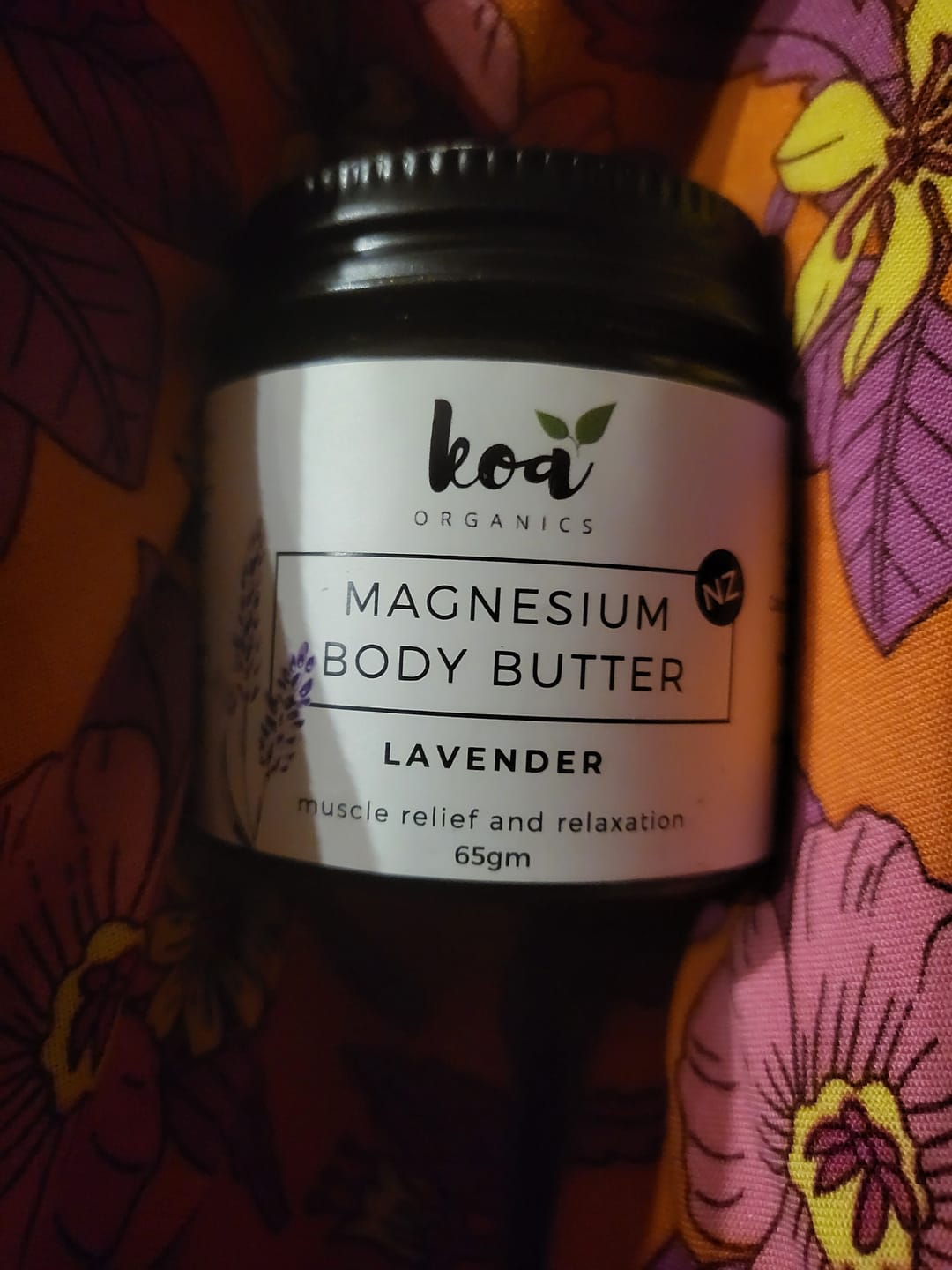 Customer photo review of Magnesium Body Butter with Lavender