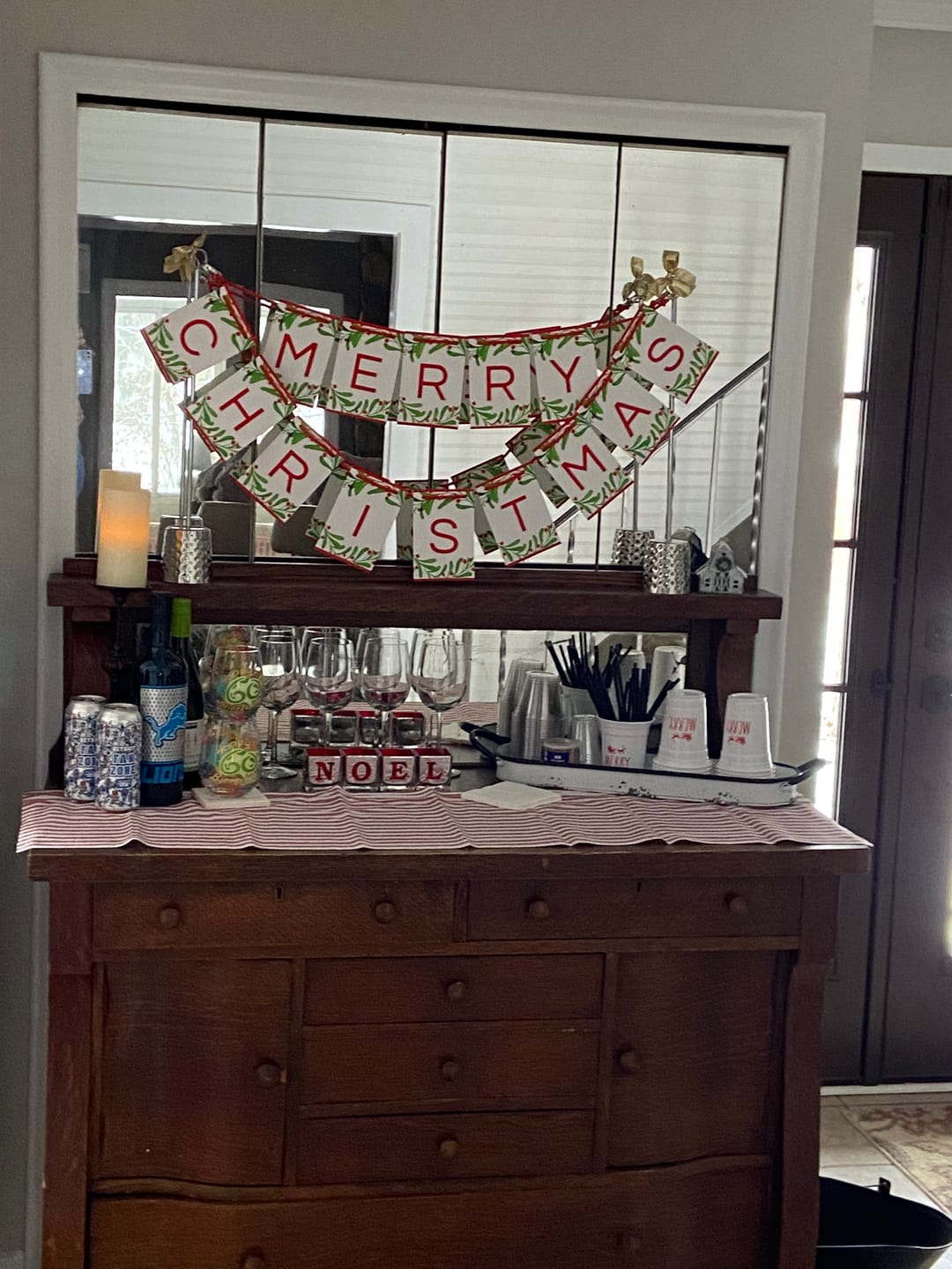 Customer photo review of Merry Christmas Banner