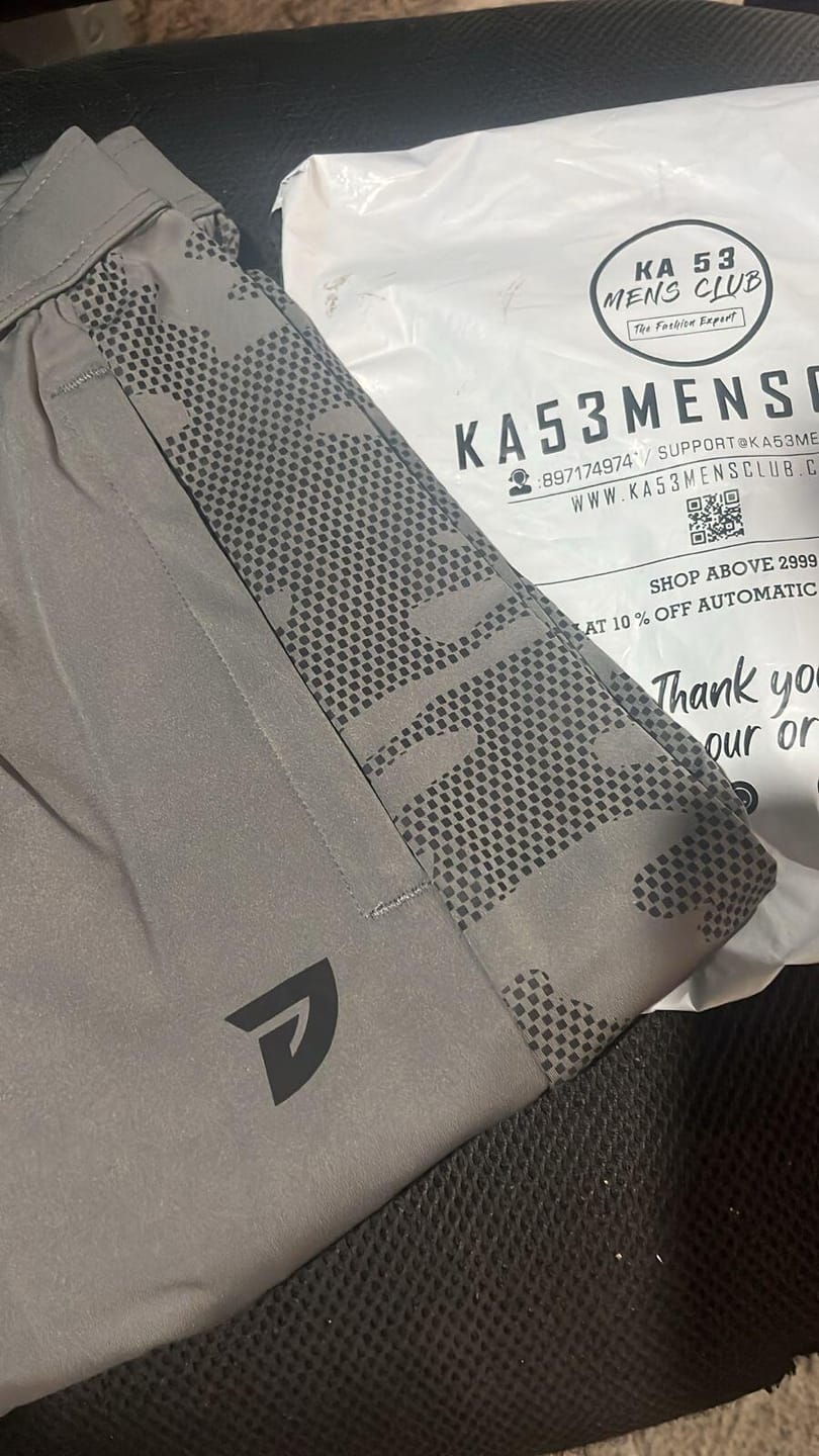 Customer photo review of KA53 Fastdry Trackpant | Majenta Blue