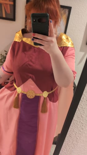 Customer photo review of Prinzessin Zelda Kleid The Legend of Zelda: Echoes of Wisdom Zelda Cosplay Kostüm
