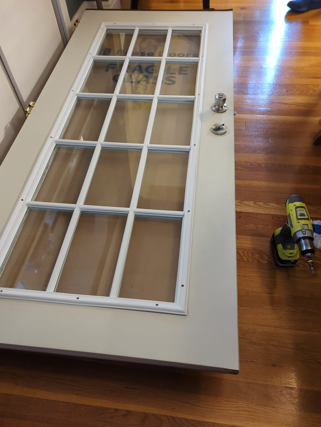 Customer photo review of Full Lite Frame Kit with 15 Grids