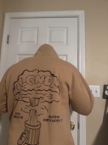 Customer photo review of Boomtown Hoodie