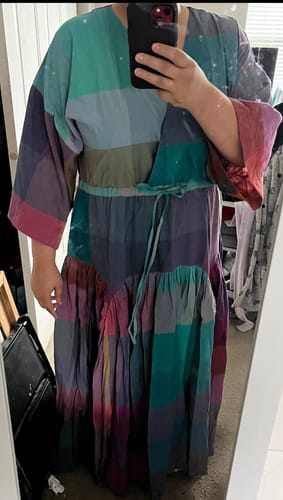 Customer photo review of WOODSTOCK DRESS | AURA CHEX