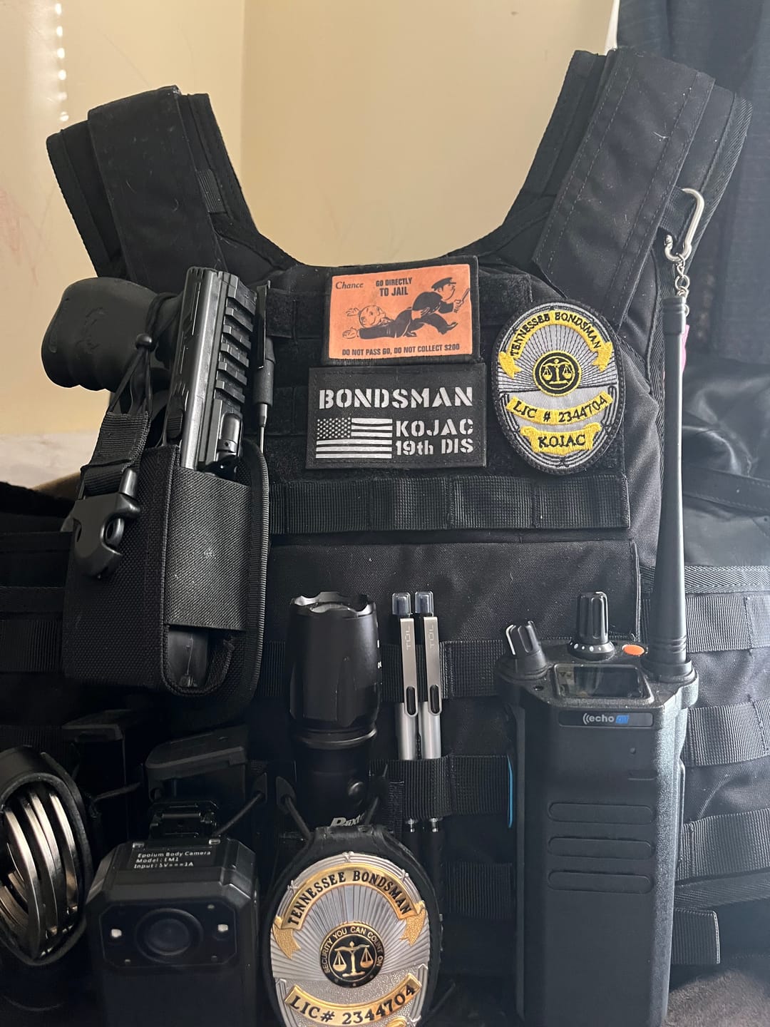 Customer photo review of RTS Tactical Commander Soft Armor NIJ 0101.06 Level IIIA HG2 Insert - 10 X 12