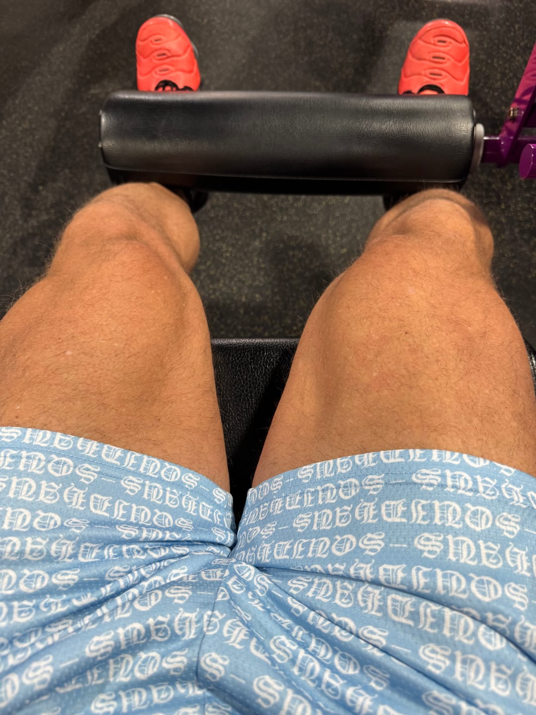 Customer photo review of Mesh Shorts 4" Inseam