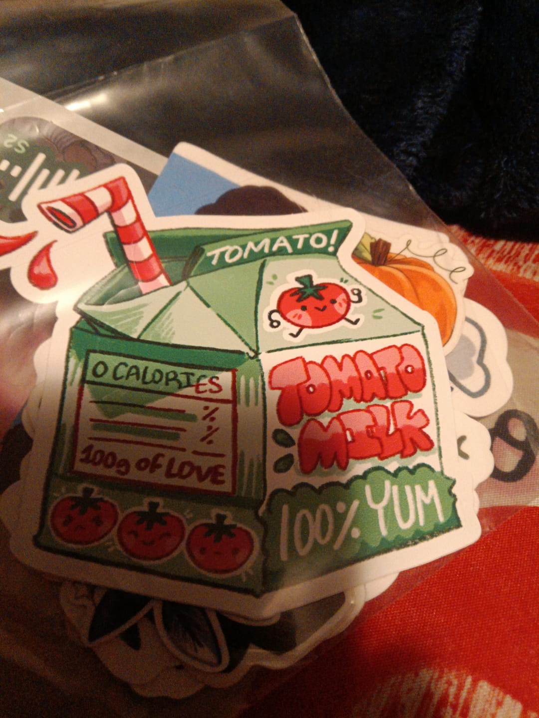 Customer photo review of Sticker Mystery Packs!