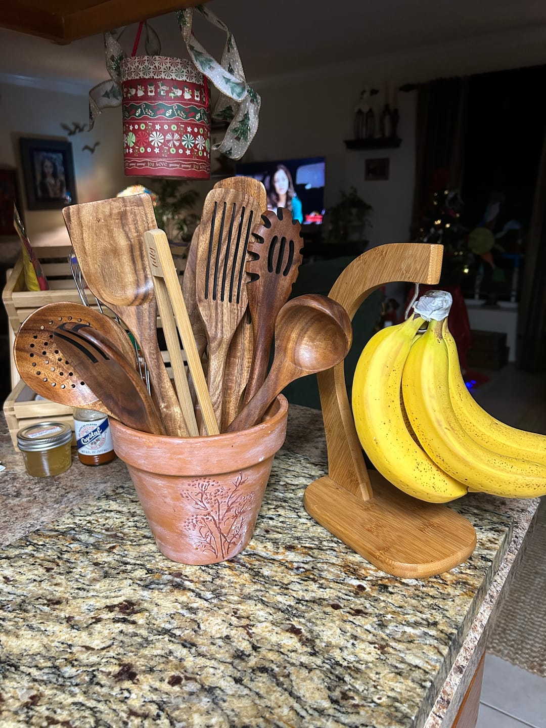 Customer photo review of 10 Piece Teak Wooden Utensil Set