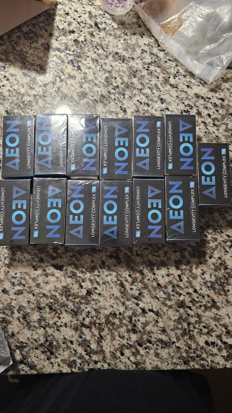 Customer photo review of 12 Bottle Bundle of AEON 3.0 - 50% OFF Sale