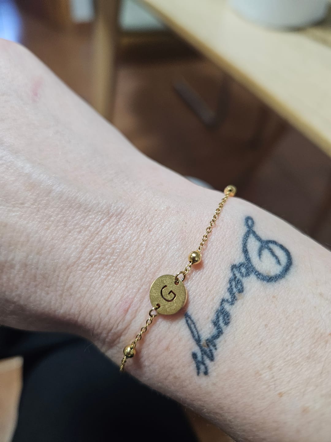 Customer photo review of Pulsera Círculo Inicial