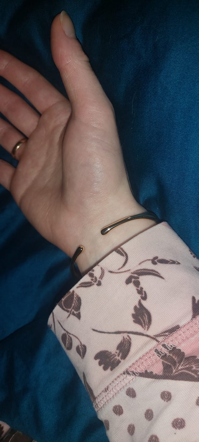 Customer photo review of Bamboo Bangle