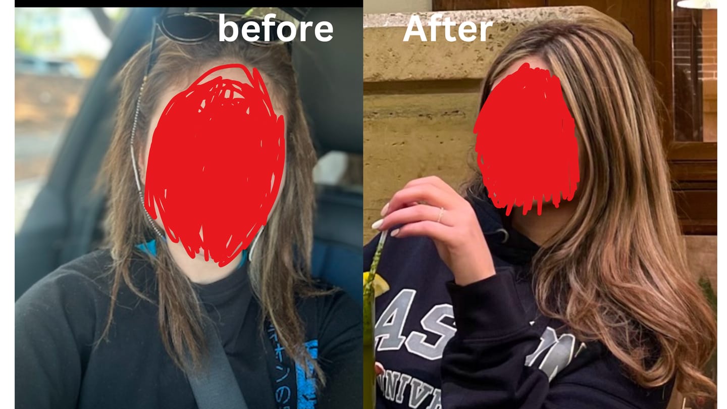 Customer photo review of Leave-In Conditioner