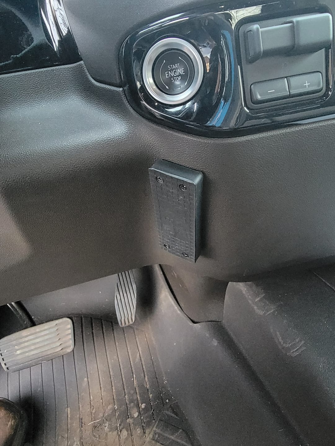 Customer photo review of FlexSolo Gun Magnet Mount - Holds Up to 43 Pounds - Perfect for Cars, Gun Safes, Offices