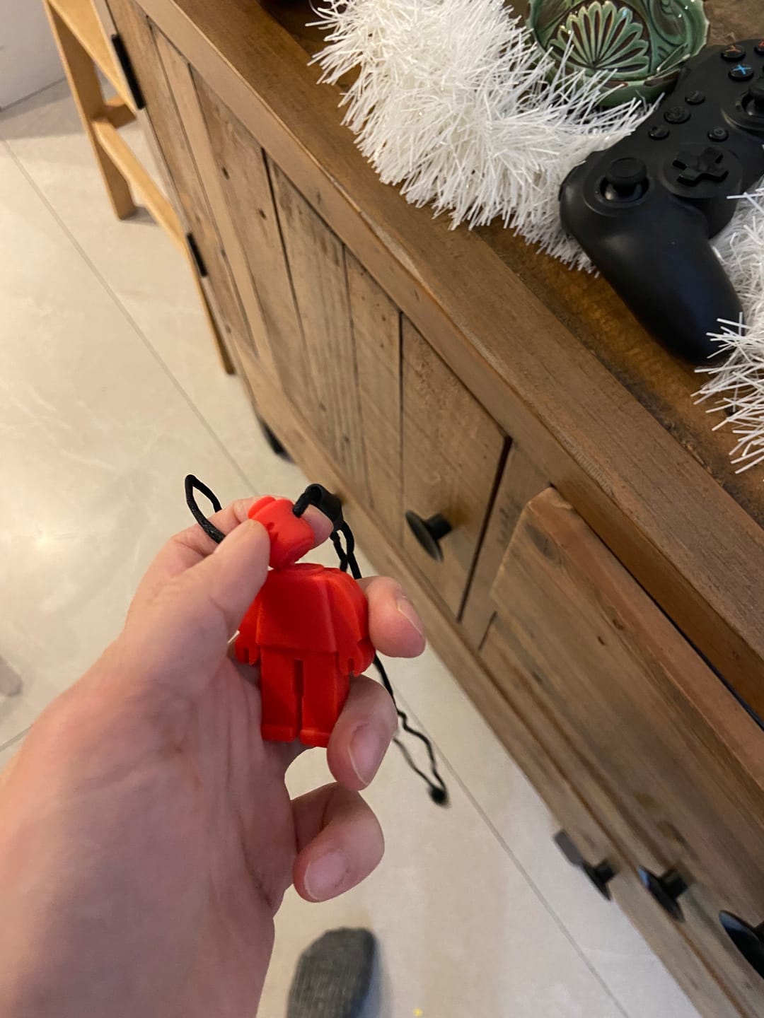 Customer photo review of Collier de mastication robot